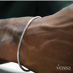 Pulseira de Prata Masculina Vessa - 5