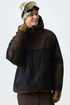 Men's Black Structured Insulated Snow Jacket