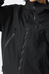 Women's Black Structured Insulated Snow Jacket