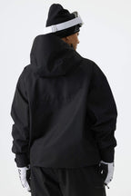 Women's Black Structured Insulated Snow Jacket