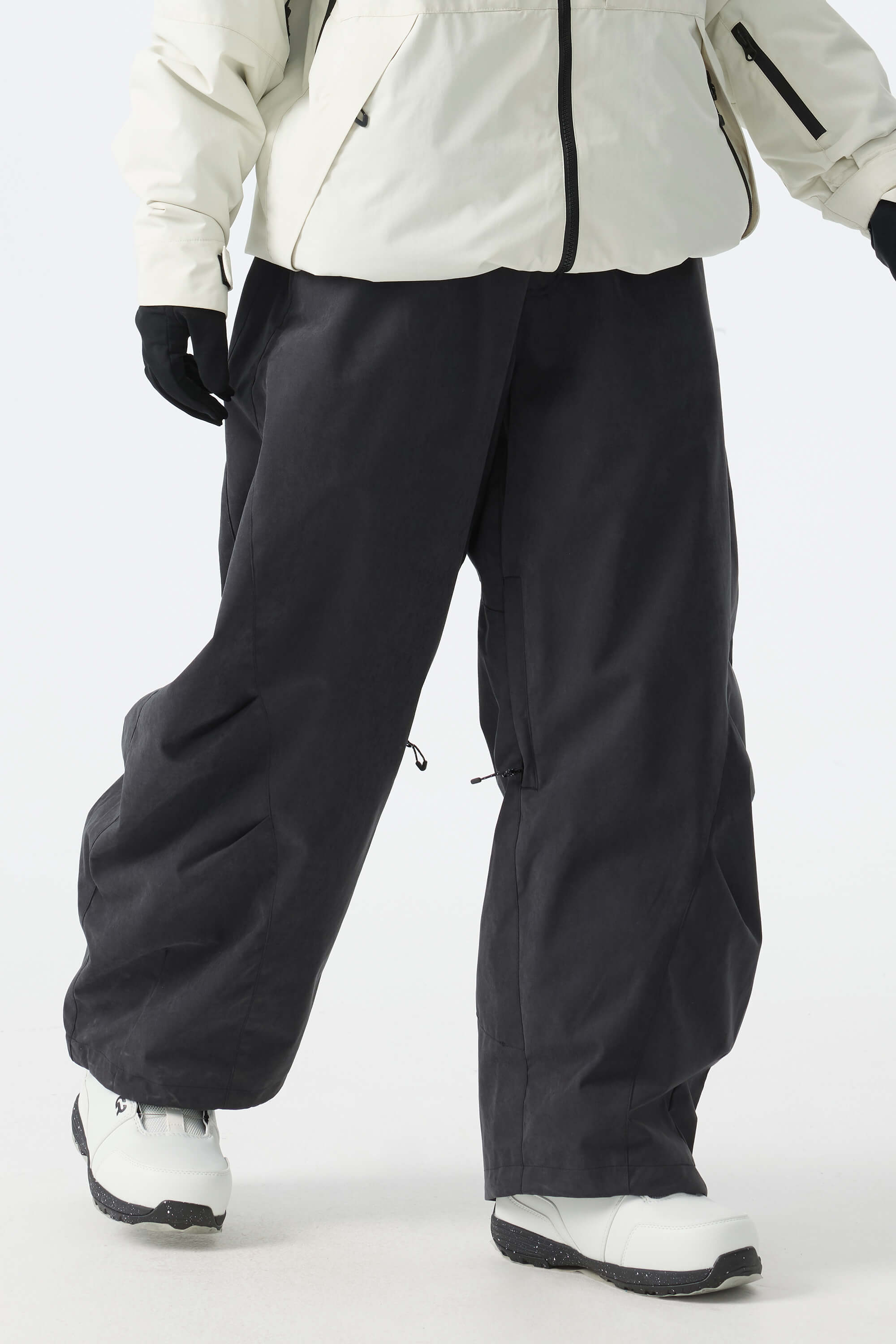 Women's Khaki Brushed Barrel Snow Pants