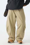 Women's Khaki Brushed Barrel Snow Pants