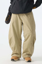 Women's Khaki Brushed Barrel Snow Pants