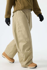 Women's Khaki Brushed Barrel Snow Pants